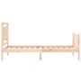 Estructura de cama individual con cabecero madera maciza de , Camas y somieres - Ref: Foro24-3192126, Precio: 93,58 €, Descue...