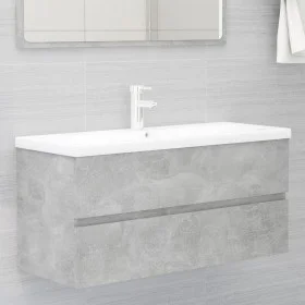 Mueble con lavabo madera de ingeniería gris hormigón de , Tocadores de baño - Ref: Foro24-3071661, Precio: 318,05 €, Descuent...