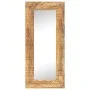 Espejo tallado a mano madera maciza de mango 110x50x2,5 cm de , Espejos - Ref: Foro24-321649, Precio: 128,45 €, Descuento: %
