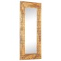 Espejo tallado a mano madera maciza de mango 110x50x2,5 cm de , Espejos - Ref: Foro24-321649, Precio: 131,22 €, Descuento: %