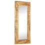 Espejo tallado a mano madera maciza de mango 110x50x2,5 cm de , Espejos - Ref: Foro24-321649, Precio: 128,45 €, Descuento: %