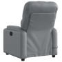 Sillón de masaje reclinable cuero sintético gris de , Sillones - Ref: Foro24-372513, Precio: 233,48 €, Descuento: %