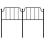 Cabecero de metal negro 140 cm de , Cabeceros y pies de cama - Ref: Foro24-373920, Precio: 30,30 €, Descuento: %