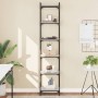 Librería 6 estantes madera ingeniería gris Sonoma 40x30x188 cm de , Librerías y estanterías - Ref: Foro24-837645, Precio: 60,...