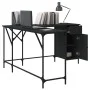 Escritorio madera de ingeniería negro 141x141x75 cm de , Escritorios - Ref: Foro24-837597, Precio: 100,07 €, Descuento: %