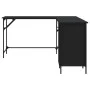 Escritorio madera de ingeniería negro 141x141x75 cm de , Escritorios - Ref: Foro24-837597, Precio: 100,07 €, Descuento: %
