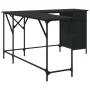 Escritorio madera de ingeniería negro 141x141x75 cm de , Escritorios - Ref: Foro24-837597, Precio: 100,07 €, Descuento: %