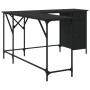 Escritorio madera de ingeniería negro 141x141x75 cm de , Escritorios - Ref: Foro24-837597, Precio: 101,11 €, Descuento: %