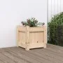 Jardinera madera maciza de pino 31x31x31 cm de , Maceteros y jardineras - Ref: Foro24-837394, Precio: 22,80 €, Descuento: %
