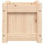 Jardinera madera maciza de pino 31x31x31 cm de , Maceteros y jardineras - Ref: Foro24-837394, Precio: 22,80 €, Descuento: %