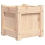 Jardinera madera maciza de pino 31x31x31 cm de , Maceteros y jardineras - Ref: Foro24-837394, Precio: 22,80 €, Descuento: %
