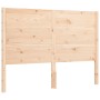 Estructura de cama de matrimonio con cabecero madera maciza de , Camas y somieres - Ref: Foro24-3192726, Precio: 172,59 €, De...
