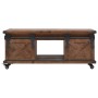 Mesa de centro de madera maciza de abeto marrón 91x51x38 cm de vidaXL, Mesas de centro - Ref: Foro24-246119, Precio: 222,45 €...