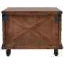 Mesa de centro de madera maciza de abeto marrón 91x51x38 cm de vidaXL, Mesas de centro - Ref: Foro24-246119, Precio: 222,45 €...
