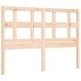 Estructura de cama de matrimonio con cabecero madera maciza de , Camas y somieres - Ref: Foro24-3192986, Precio: 152,19 €, De...