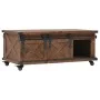 Solid brown fir wood coffee table 91x51x38 cm by vidaXL, Coffee table - Ref: Foro24-246119, Price: 208,01 €, Discount: %