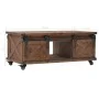 Mesa de centro de madera maciza de abeto marrón 91x51x38 cm de vidaXL, Mesas de centro - Ref: Foro24-246119, Precio: 208,01 €...