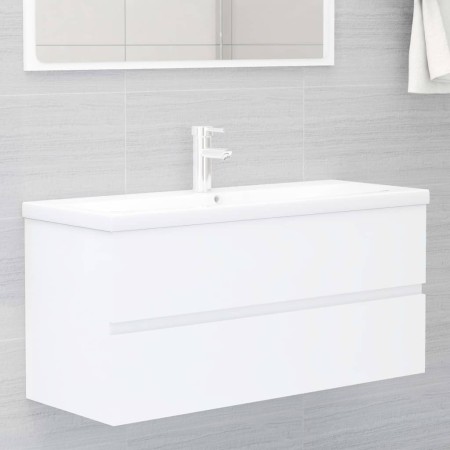 Mueble con lavabo madera de ingeniería blanco de , Tocadores de baño - Ref: Foro24-3071657, Precio: 344,66 €, Descuento: %