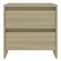 Mesita de noche madera ingeniería roble Sonoma 45x34,5x44,5 cm de vidaXL, Mesitas de noche - Ref: Foro24-809851, Precio: 46,5...
