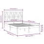 Estructura de cama madera maciza de pino 135x190 cm de , Camas y somieres - Ref: Foro24-3103973, Precio: 140,03 €, Descuento: %