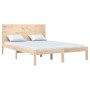 Estructura de cama de matrimonio madera maciza 135x190 cm de , Camas y somieres - Ref: Foro24-3104128, Precio: 171,63 €, Desc...