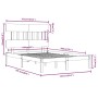 Estructura de cama de madera maciza de pino 160x200 cm de , Camas y somieres - Ref: Foro24-3104748, Precio: 124,25 €, Descuen...