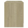 Mesita de noche madera ingeniería roble Sonoma 45x34,5x44,5 cm de vidaXL, Mesitas de noche - Ref: Foro24-809851, Precio: 46,5...