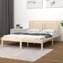 Solid wood bed frame 180x200 cm by , Beds and slatted bases - Ref: Foro24-3105550, Price: 163,01 €, Discount: %