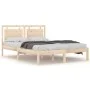 Solid wood bed frame 180x200 cm by , Beds and slatted bases - Ref: Foro24-3105550, Price: 163,01 €, Discount: %