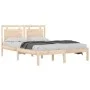 Solid wood bed frame 180x200 cm by , Beds and slatted bases - Ref: Foro24-3105550, Price: 163,01 €, Discount: %