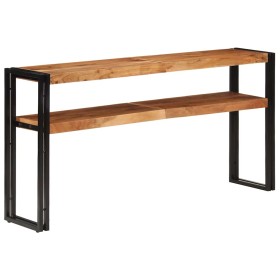 Mesa consola de madera maciza de acacia 150x30x75 cm en Mesas auxiliares | Comprar online en Foru.es