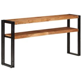 Mesa consola de madera maciza de acacia 150x30x75 cm en Mesas auxiliares | Comprar online en Foru.es