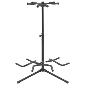 Soporte para guitarra de acero negro de vidaXL, Soportes para guitarra - Ref: Foro24-70075, Precio: 35,59 €, Descuento: %
