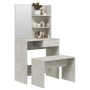 Juego de tocador color gris hormigón 74,5x40x141 cm de , Tocadores para dormitorios - Ref: Foro24-3114142, Precio: 93,30 €, D...