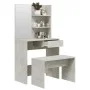 Juego de tocador color gris hormigón 74,5x40x141 cm de , Tocadores para dormitorios - Ref: Foro24-3114142, Precio: 92,14 €, D...