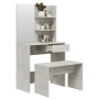 Juego de tocador color gris hormigón 74,5x40x141 cm de , Tocadores para dormitorios - Ref: Foro24-3114142, Precio: 93,30 €, D...