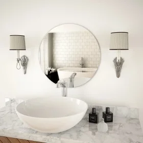 Round glass wall mirror 50 cm by vidaXL, Mirrors - Ref: Foro24-245703, Price: 29,73 €, Discount: %