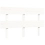Estructura cama de matrimonio con cabecero madera maciza blanco de , Camas y somieres - Ref: Foro24-3193502, Precio: 128,76 €...