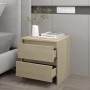Mesita de noche madera ingeniería roble Sonoma 45x34,5x44,5 cm de vidaXL, Mesitas de noche - Ref: Foro24-809851, Precio: 46,5...