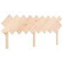 Estructura de cama de matrimonio con cabecero madera maciza de , Camas y somieres - Ref: Foro24-3193741, Precio: 156,70 €, De...