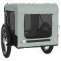 Remolque de bicicleta mascotas hierro tela Oxford gris negro de , Cochecitos para mascotas - Ref: Foro24-93916, Precio: 94,13...