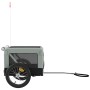 Remolque de bicicleta mascotas hierro tela Oxford gris negro de , Cochecitos para mascotas - Ref: Foro24-93916, Precio: 94,13...
