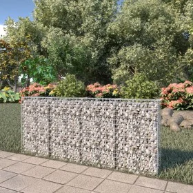 Muro de gaviones con cubiertas acero galvanizado 200x20x85 cm de vidaXL, Paneles de vallas - Ref: Foro24-143580, Precio: 83,7...
