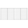 Muro de gaviones con cubiertas acero galvanizado 200x20x85 cm de vidaXL, Paneles de vallas - Ref: Foro24-143580, Precio: 86,8...