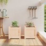 Jardineras de exterior 2 unidades madera maciza de pino de , Maceteros y jardineras - Ref: Foro24-837395, Precio: 54,93 €, De...