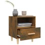 Mesitas de noche 2 unidades color roble ahumado 40x35x47 cm de vidaXL, Mesitas de noche - Ref: Foro24-817298, Precio: 49,95 €...