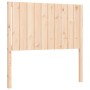 Estructura de cama con cabecero madera maciza 100x200 cm de , Camas y somieres - Ref: Foro24-3192936, Precio: 133,32 €, Descu...