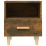 Mesitas de noche 2 unidades color roble ahumado 40x35x47 cm de vidaXL, Mesitas de noche - Ref: Foro24-817298, Precio: 49,95 €...