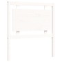 Estructura de cama con cabecero madera maciza blanco 100x200 cm de , Camas y somieres - Ref: Foro24-3192157, Precio: 148,30 €...