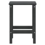 Mesa de jardín Adirondack HDPE antracita 38x38x46 cm de vidaXL, Mesas de jardín - Ref: Foro24-318642, Precio: 58,09 €, Descue...
